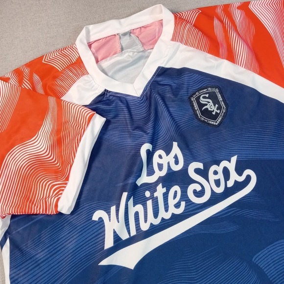 Majestic Other - Los White Sox Soccer-Style Jersey XL Coca-Cola Shirt MLB Collab Futbol Chicago